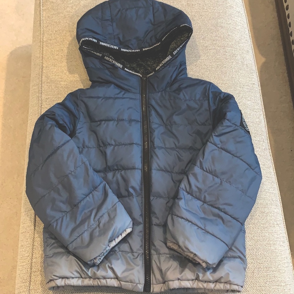 Boys Abercrombie Kids Coat Jacket 7/8 EUC